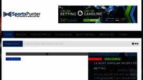 What Sports-punter.com website looked like in 2017 (6 years ago)