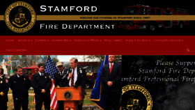 What Stamfordfire.com website looked like in 2017 (6 years ago)