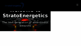 What Stratoenergetics.com website looked like in 2017 (6 years ago)