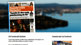 What Sundsvallsnyheter.se website looked like in 2017 (6 years ago)