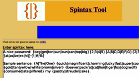 What Spintaxtool.com website looked like in 2017 (6 years ago)