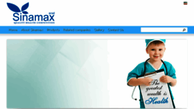 What Sinamax.co website looked like in 2017 (6 years ago)