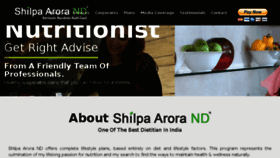 What Shilpaarorand.com website looked like in 2017 (6 years ago)
