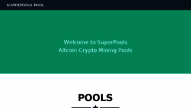 What Superpools.net website looked like in 2017 (6 years ago)