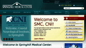 What Springhillmedicalcenter.com website looked like in 2017 (6 years ago)