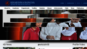 What Sma.kharismabangsa.sch.id website looked like in 2017 (6 years ago)