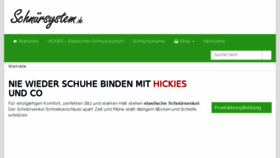 What Schnuersystem.de website looked like in 2017 (6 years ago)