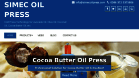 What Simecoilpress.com website looked like in 2017 (6 years ago)