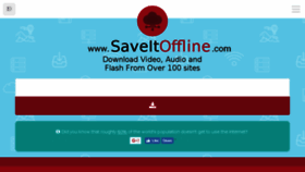 What Saveitoffline.com website looked like in 2017 (6 years ago)
