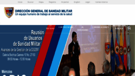 What Sanidadfuerzasmilitares.mil.co website looked like in 2017 (6 years ago)