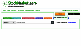 What Stockmarket.aero website looked like in 2017 (6 years ago)