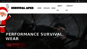 What Survivalapex.com website looked like in 2017 (6 years ago)