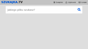 What Szukajka.tv website looked like in 2017 (6 years ago)