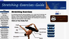 What Stretching-exercises-guide.com website looked like in 2017 (6 years ago)