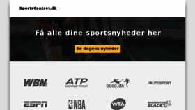 What Sportscentret.dk website looked like in 2017 (6 years ago)