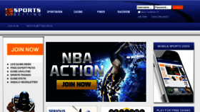 What Sportsbetting.com website looked like in 2017 (6 years ago)