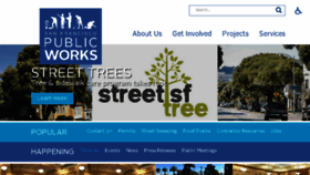 What Sfpublicworks.org website looked like in 2017 (6 years ago)