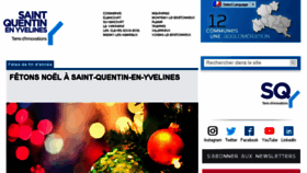 What Saint-quentin-en-yvelines.fr website looked like in 2017 (6 years ago)