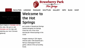 What Strawberryhotsprings.com website looked like in 2017 (6 years ago)
