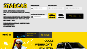 What Starcar.de website looked like in 2017 (6 years ago)