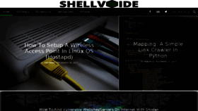 What Shellvoide.com website looked like in 2017 (6 years ago)