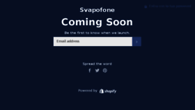 What Svapofone.com website looked like in 2017 (6 years ago)