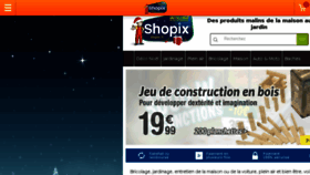 What Shopix.fr website looked like in 2017 (6 years ago)