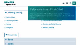What Siemens.cz website looked like in 2017 (6 years ago)