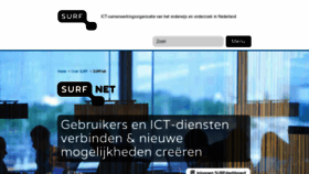 What Surfnet.nl website looked like in 2017 (6 years ago)