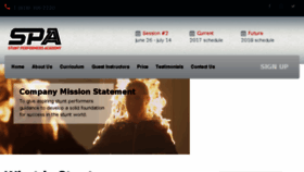 What Stuntperformersacademy.com website looked like in 2017 (7 years ago)