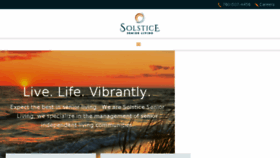 What Solsticeseniorliving.com website looked like in 2017 (6 years ago)