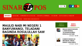 What Sinarpos.co.id website looked like in 2017 (6 years ago)