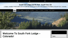 What Southforklodgeandrv.com website looked like in 2017 (6 years ago)
