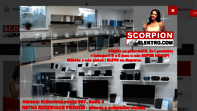 What Scorpion-elektro.com website looked like in 2017 (6 years ago)