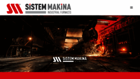 What Sistemmakina.com website looked like in 2017 (6 years ago)