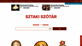 What Szotar.sztaki.hu website looked like in 2017 (6 years ago)