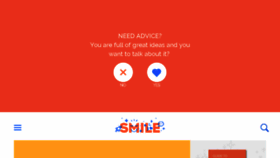 What Smile.eu website looked like in 2017 (8 years ago)