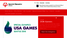 What Specialolympicsarizona.org website looked like in 2017 (6 years ago)
