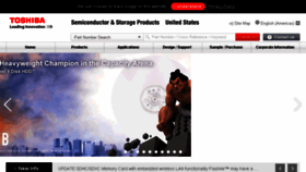 What Semicon.toshiba.com.cn website looked like in 2017 (6 years ago)