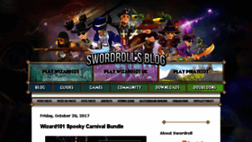 What Swordroll.com website looked like in 2017 (6 years ago)