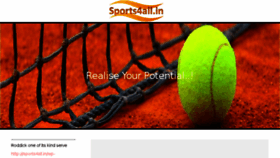 What Sports4all.in website looked like in 2017 (6 years ago)