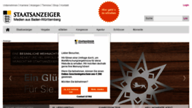 What Staatsanzeiger-verlag.de website looked like in 2017 (6 years ago)