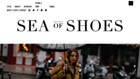 What Seaofshoes.com website looked like in 2017 (6 years ago)