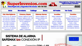 What Superinventos.com website looked like in 2017 (6 years ago)