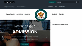 What Superior.edu.pk website looked like in 2017 (6 years ago)