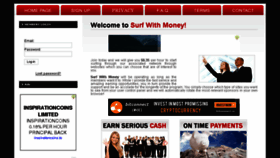 What Surfwithmoney.com website looked like in 2017 (6 years ago)