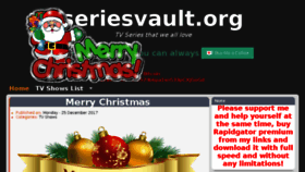 What Seriesvault.org website looked like in 2017 (6 years ago)