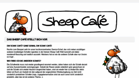 What Sheepcafe.de website looked like in 2017 (8 years ago)
