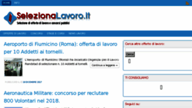 What Selezionalavoro.it website looked like in 2017 (6 years ago)