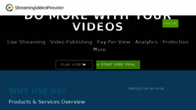What Streamingvideoprovider.com website looked like in 2017 (6 years ago)